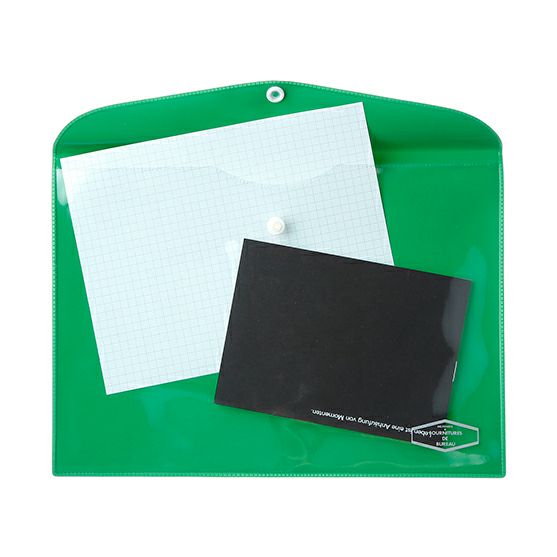 Horizontal Vinyl Case - Small (B5) - Grey