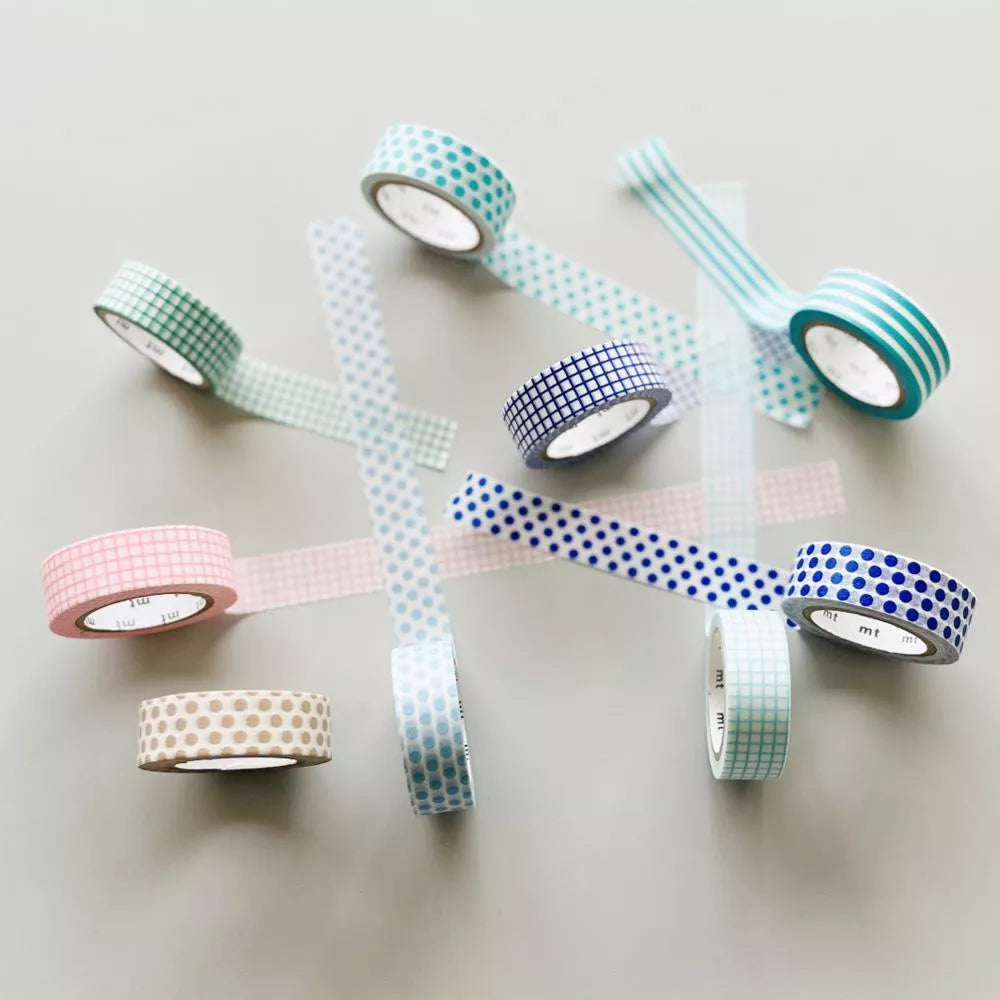 15mm Roll of Tape - Dots - Silver