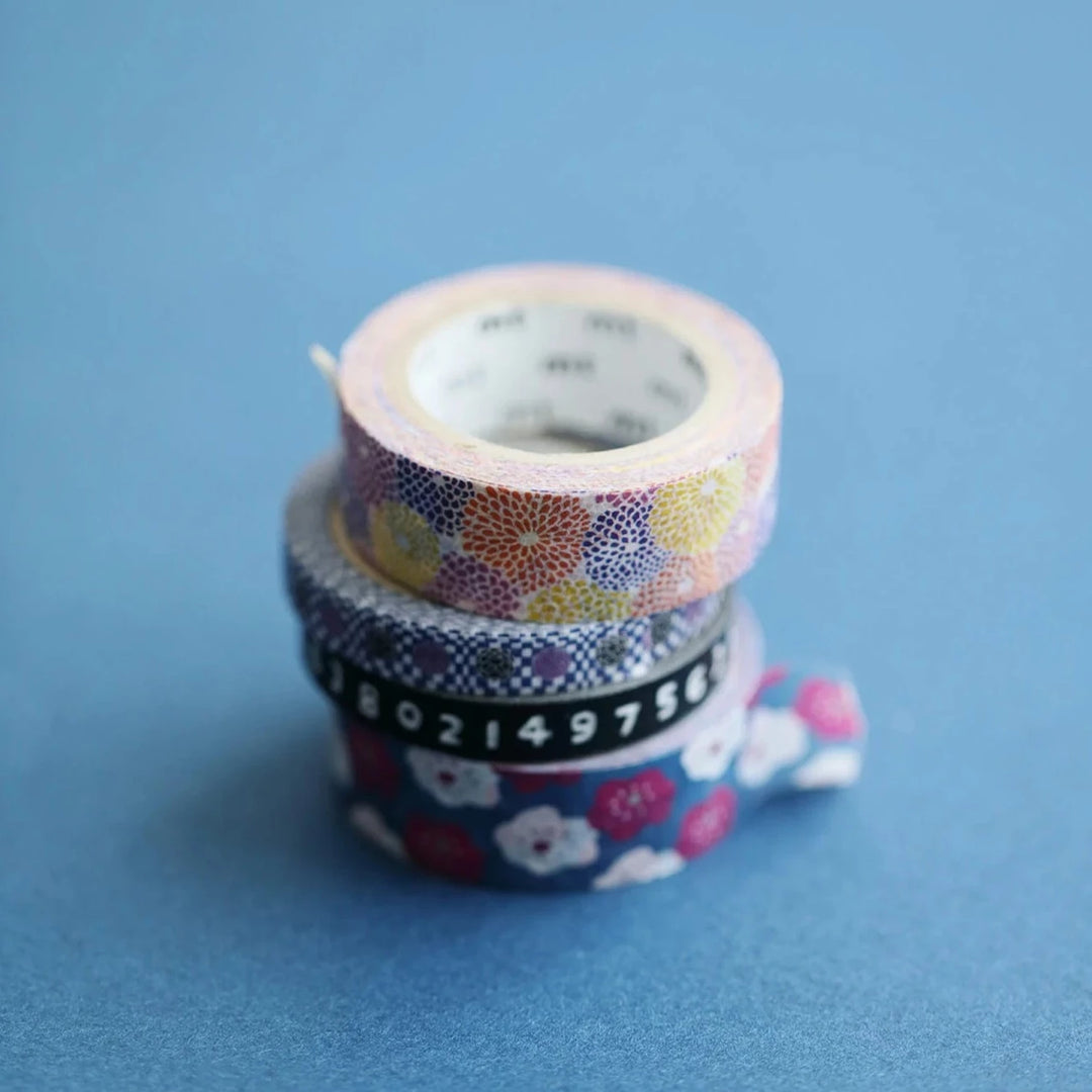 x SOU SOU - 15mm Roll of Tape - Chrysanthemum