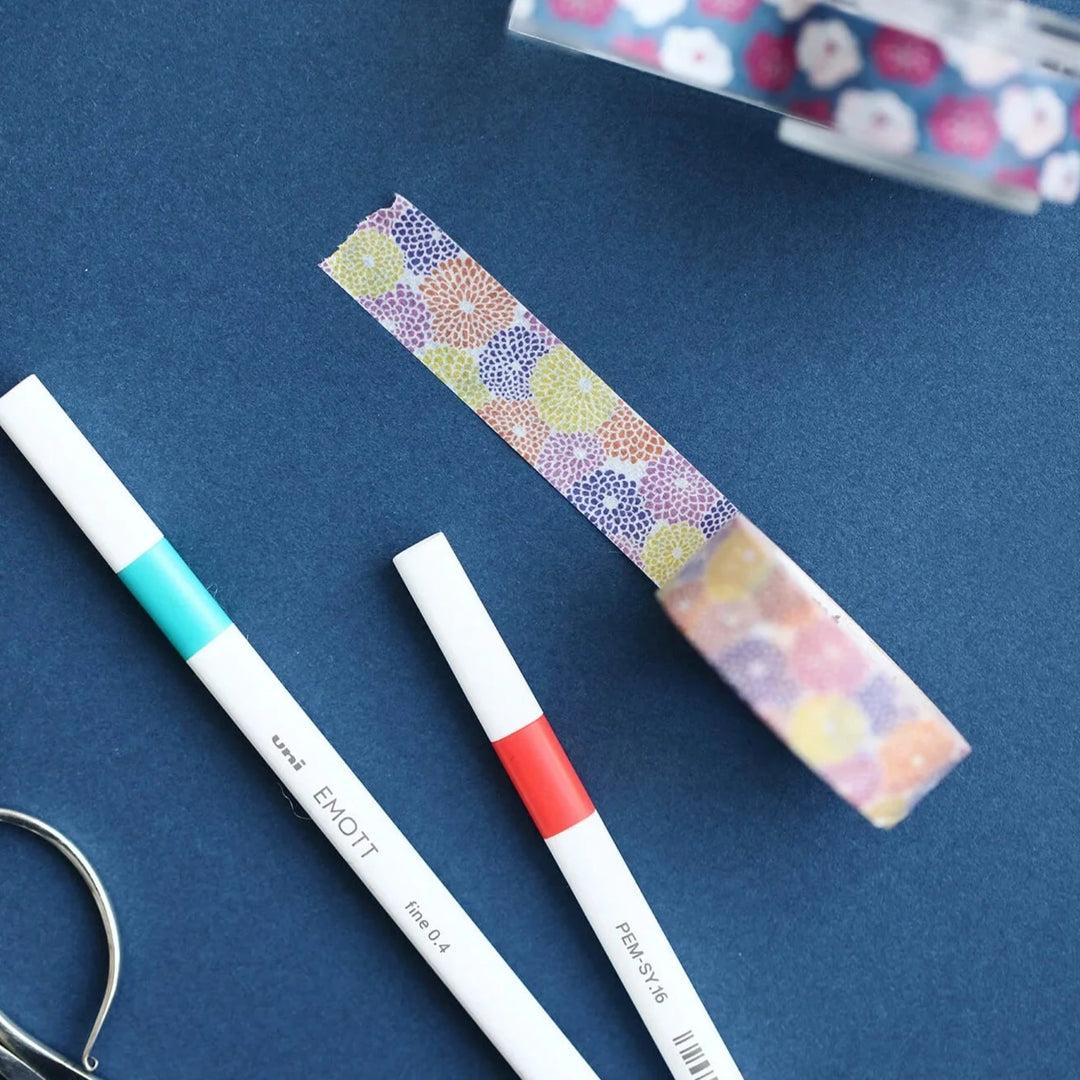 x SOU SOU - 15mm Roll of Tape - Chrysanthemum