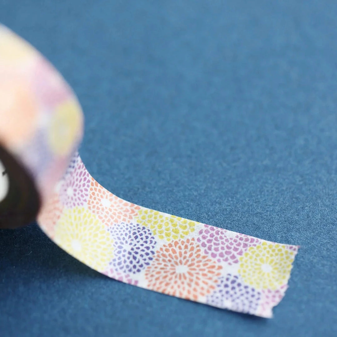 x SOU SOU - 15mm Roll of Tape - Chrysanthemum