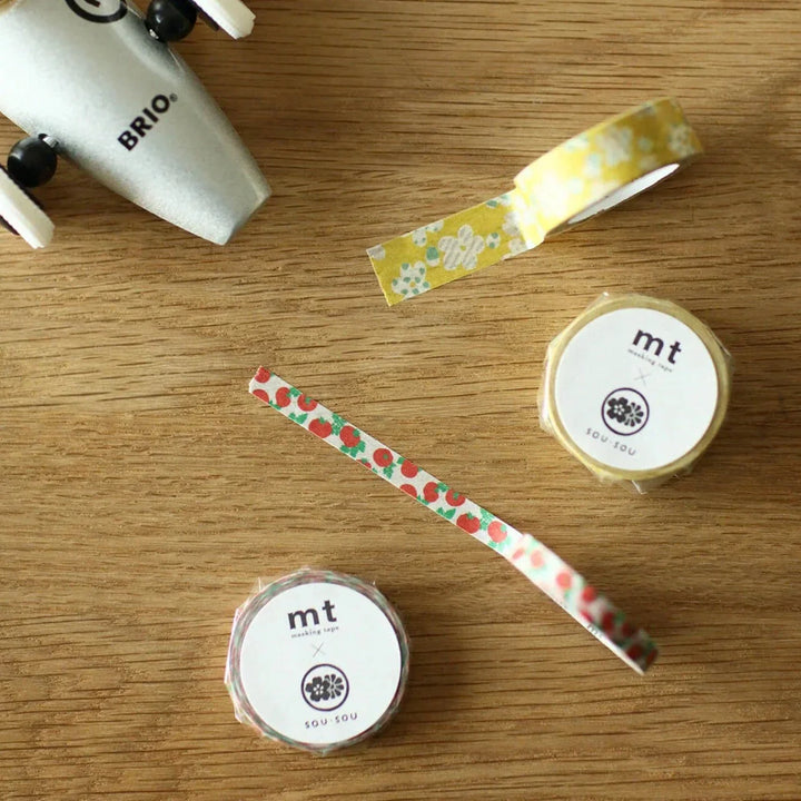 x SOU SOU - 15mm Roll of Tape - Blooming