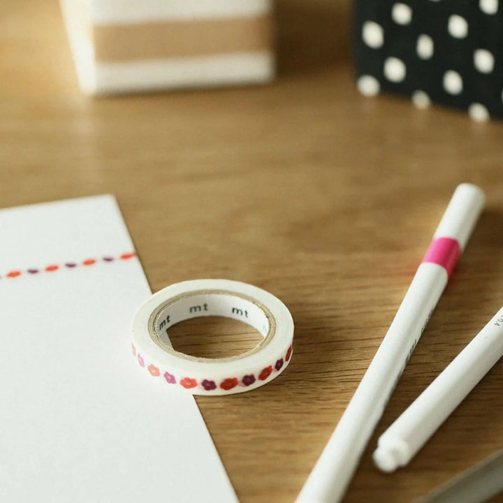 x SOU SOU - 7mm Roll of Tape - Camellia Flower