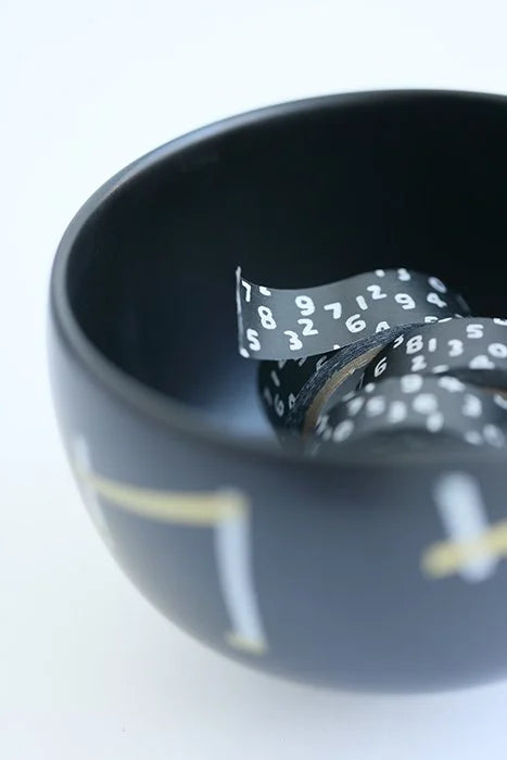 x SOU SOU - 15mm Roll of Tape - Numbers - Black