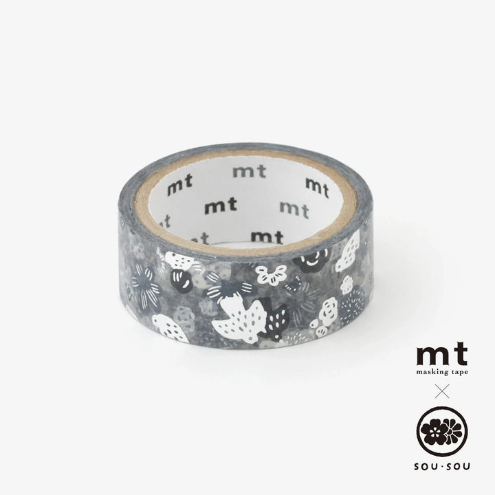 x SOU SOU - 15mm Roll of Tape - Foil Stamped Bird