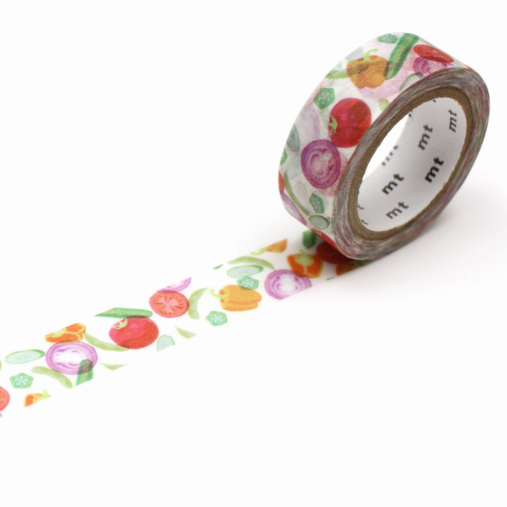 15mm Roll of Tape - Summer Vegetables
