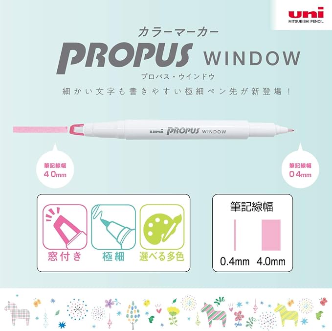 Propus Dual-Ended Window Highlighter - Smoke Series