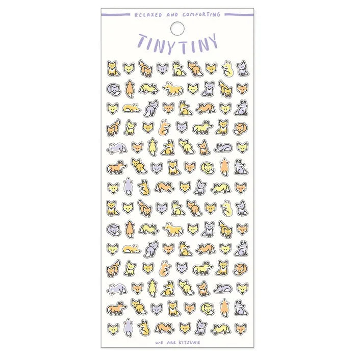 Tiny Tiny Sticker Sheet - Fox