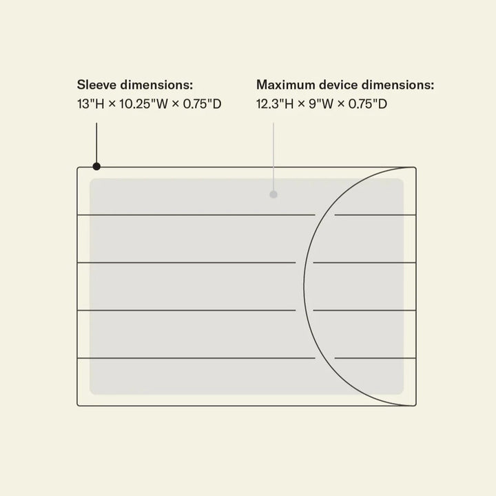 Puffy Laptop Sleeve 13" - Painted Check
