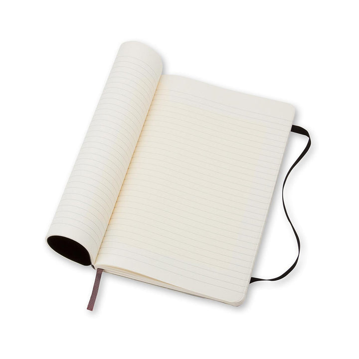 Classic Soft Cover Large Notebook Set of 2 - Black - Lined
