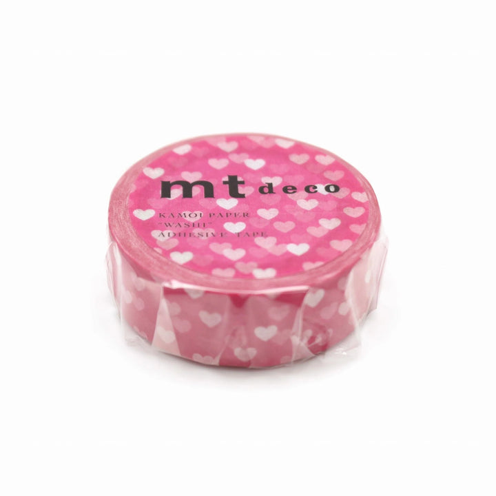15mm Roll of Tape - Spotted Hearts