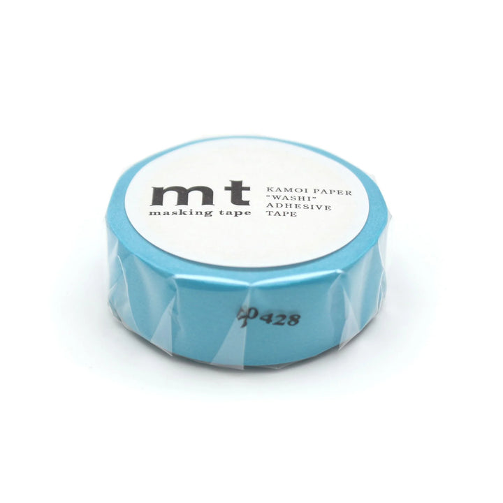 15mm Roll of Tape - Mizu Blue