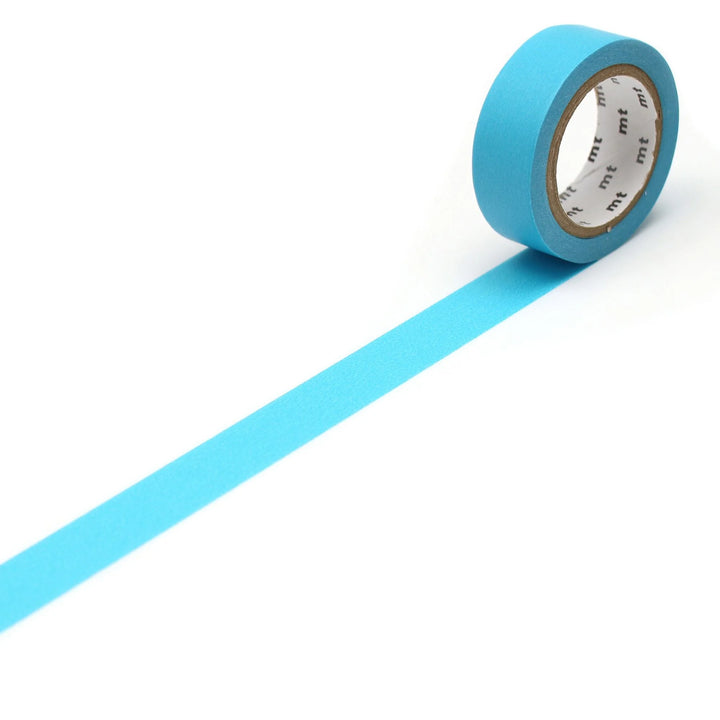 15mm Roll of Tape - Mizu Blue