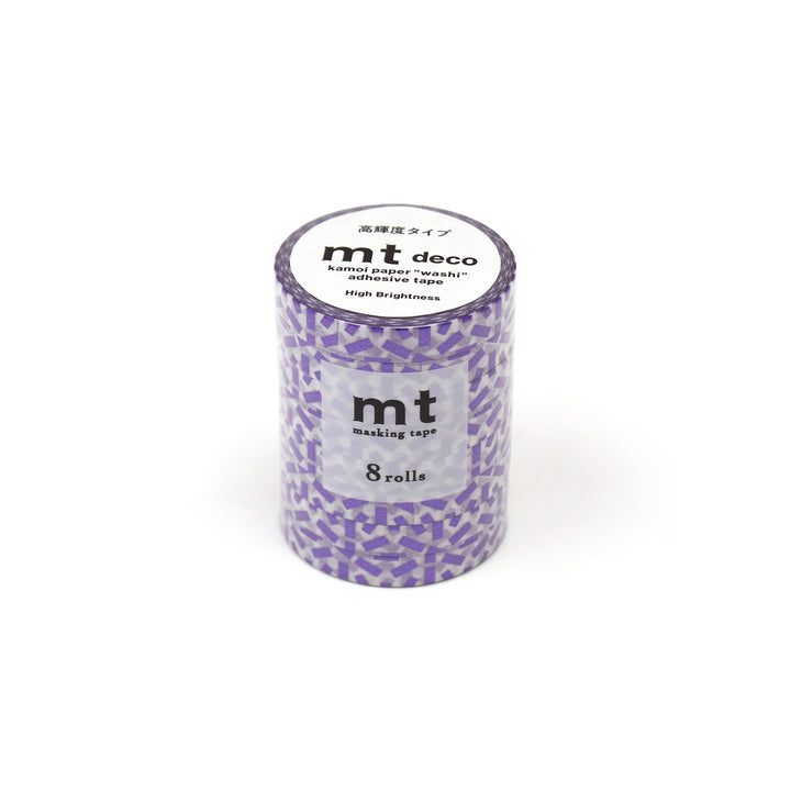 7mm Roll of Tape - Purple Metallic Confetti