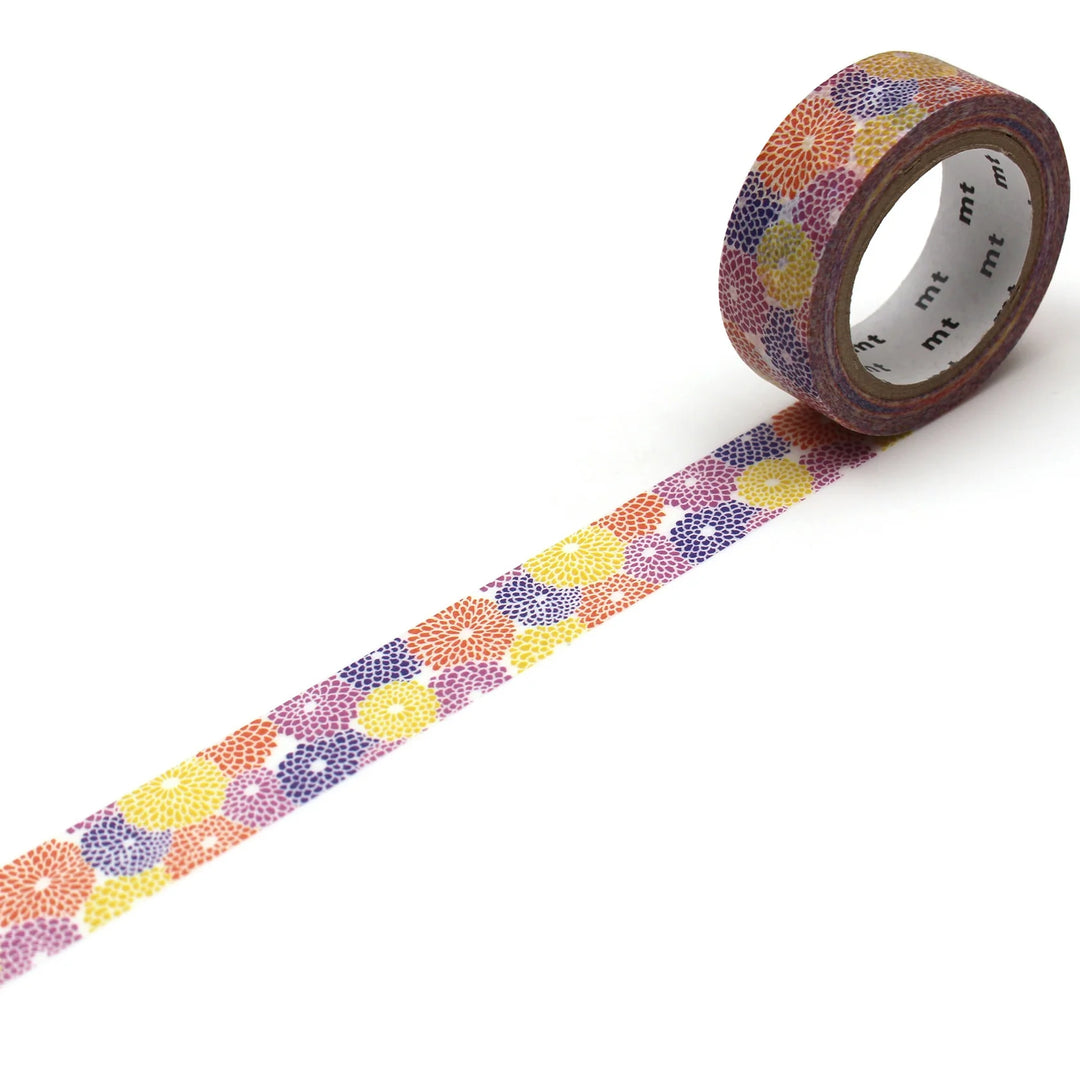 x SOU SOU - 15mm Roll of Tape - Chrysanthemum