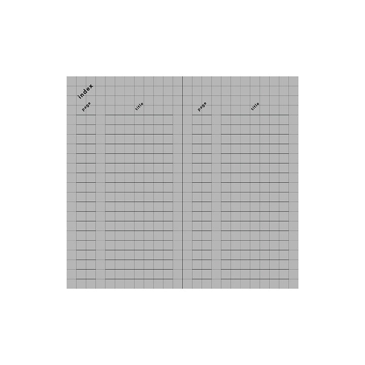 Index Memo Notebook - Mini - Grid
