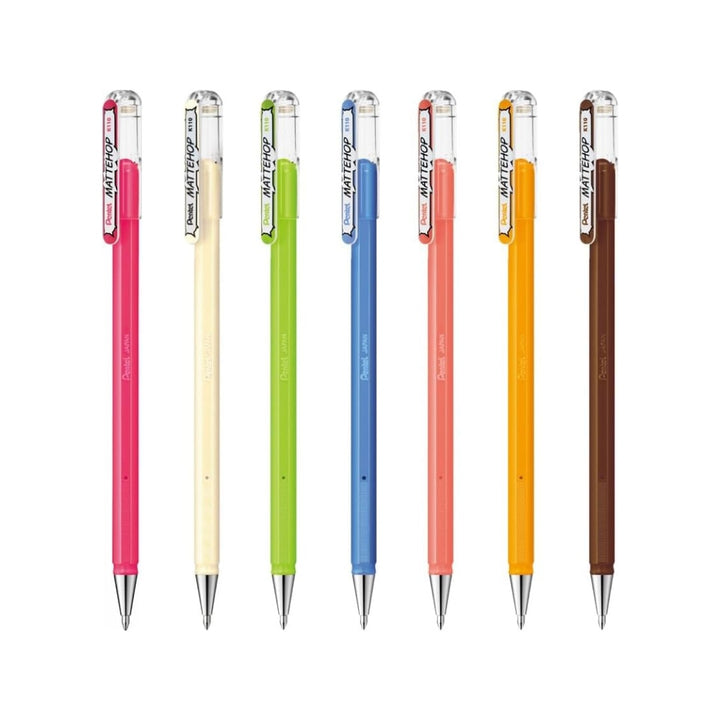 Hybrid Mattehop Gel Pen Set - Set of 7 - Sweet
