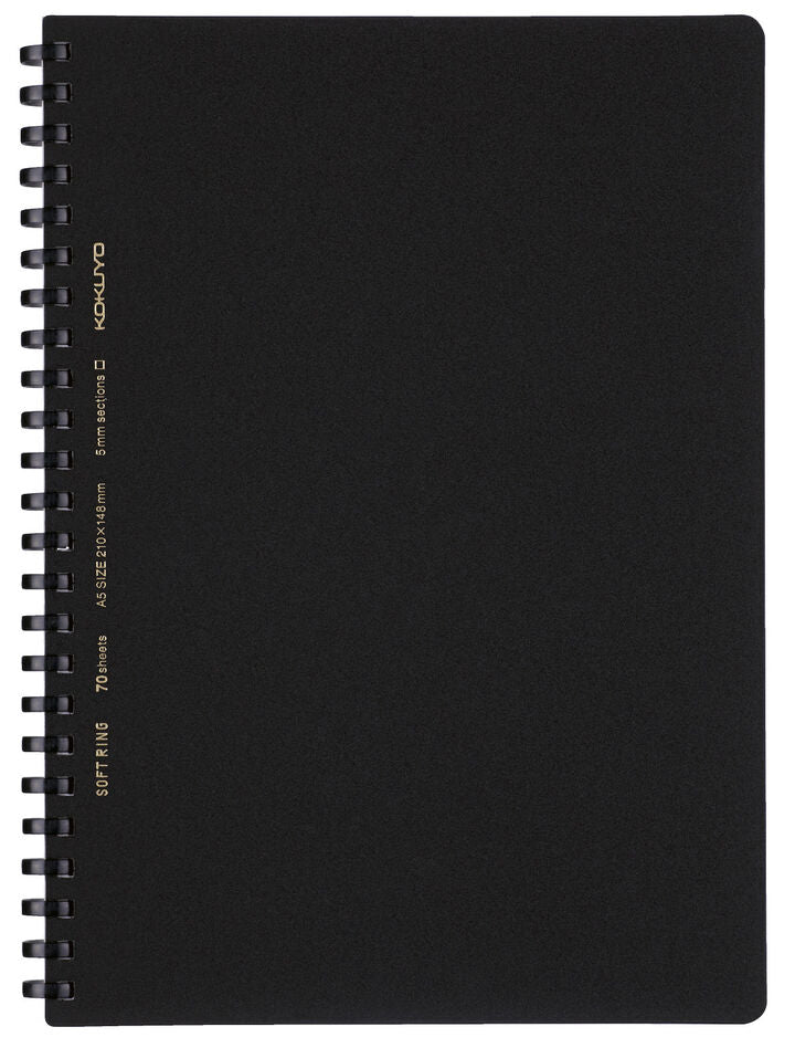 Soft Jelly Ring Notebook - Business Edition with Black Cover