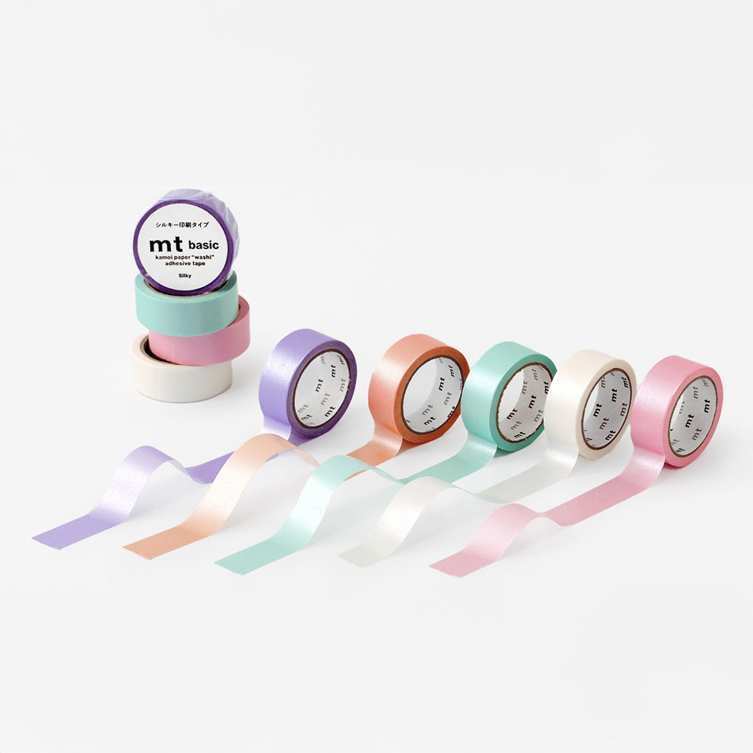15mm Roll of Tape - Silky Series - Orange