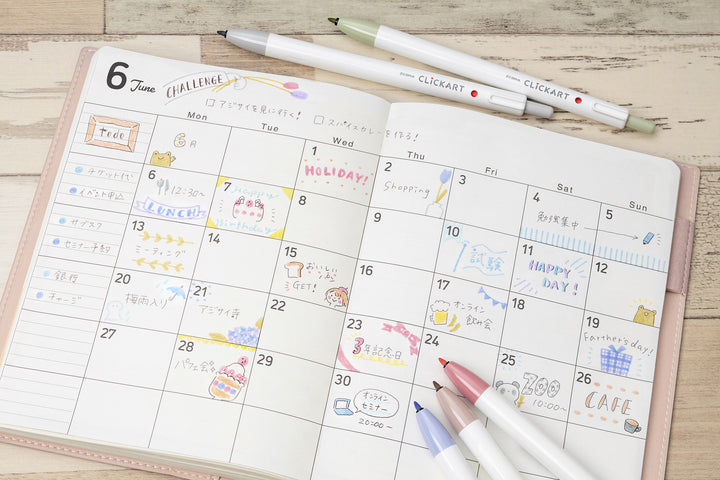 ClickArt Retractable Markers - Full Set of 48