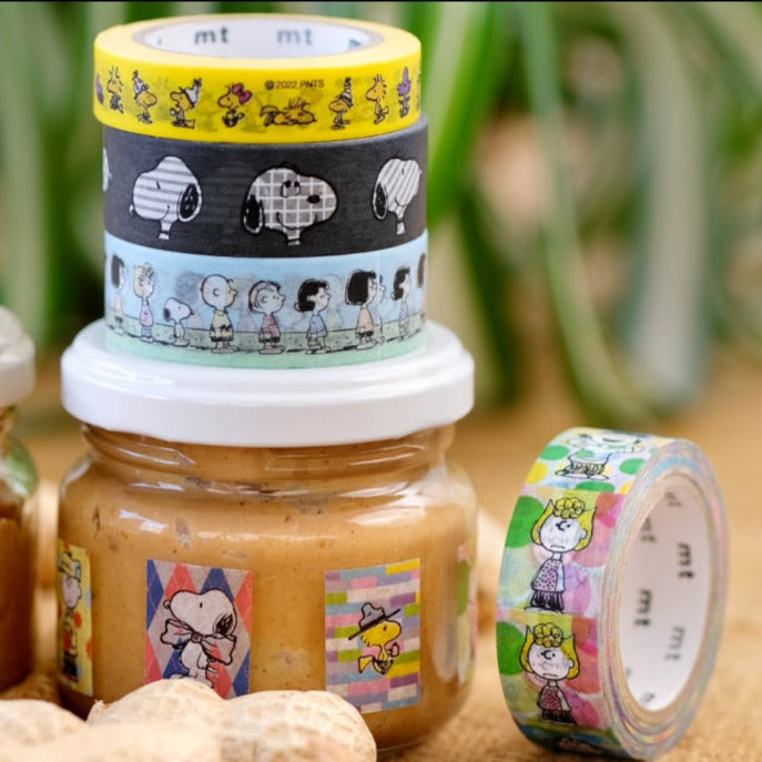 x Peanuts - 15mm Roll of Tape - Snoopy Fashion Shoot