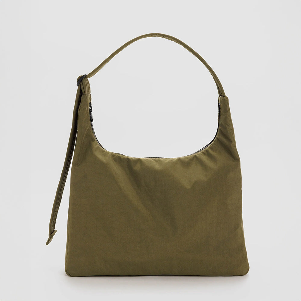 Nylon Shoulder Bag Seaweed Green TACTO STUDIO