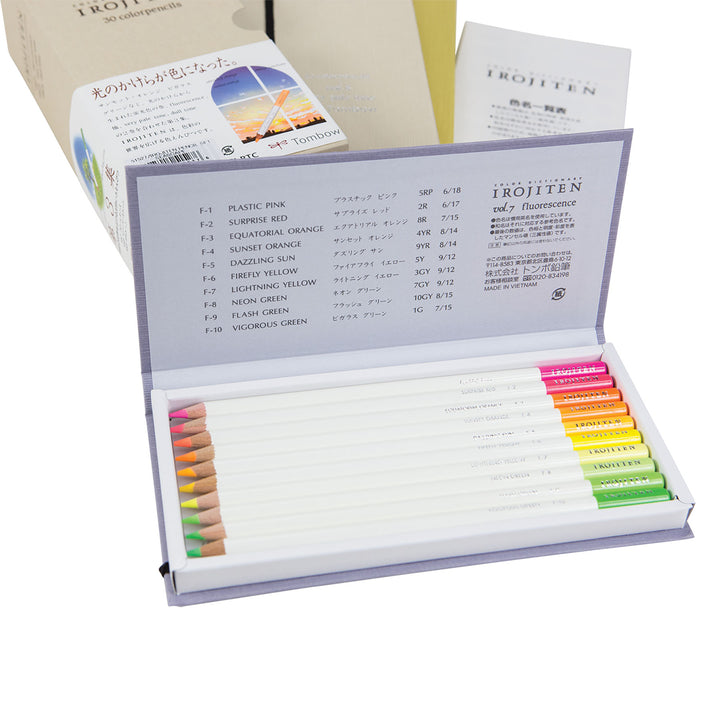 Irojiten Colour Dictionary - Set of 30 Pencils - Seascape