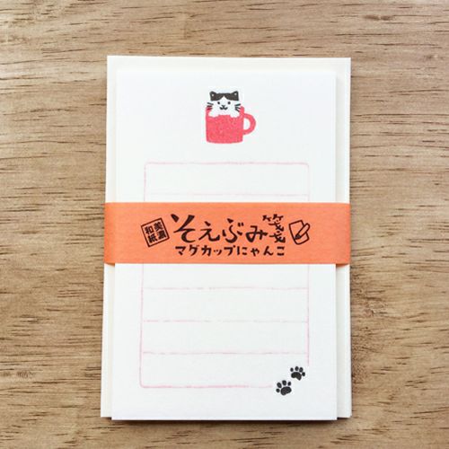Soebumi-Sen Note Papers - Cat in Mug