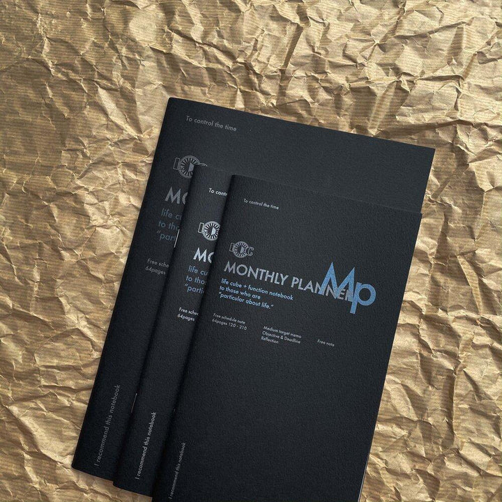 LUDDITE - Monthly Planner Notebook - tactile sensibility