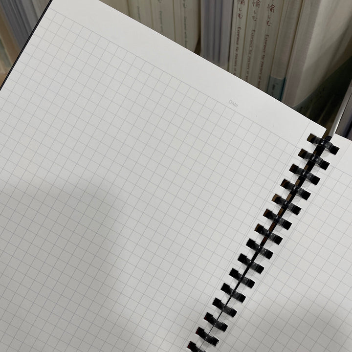 Soft Jelly Ring Notebook - Business Edition with Black Cover