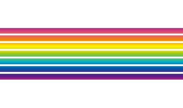Boxed Set of 7 Slim Tapes - Rainbow - tactile sensibility
