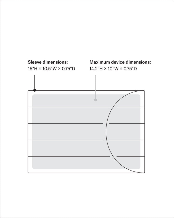 Puffy Laptop Sleeve 16" Case - Yellow Happy