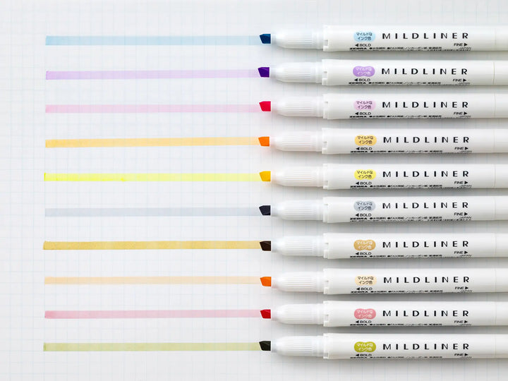 Mildliner Highlighter Markers Set of 5 - Natural
