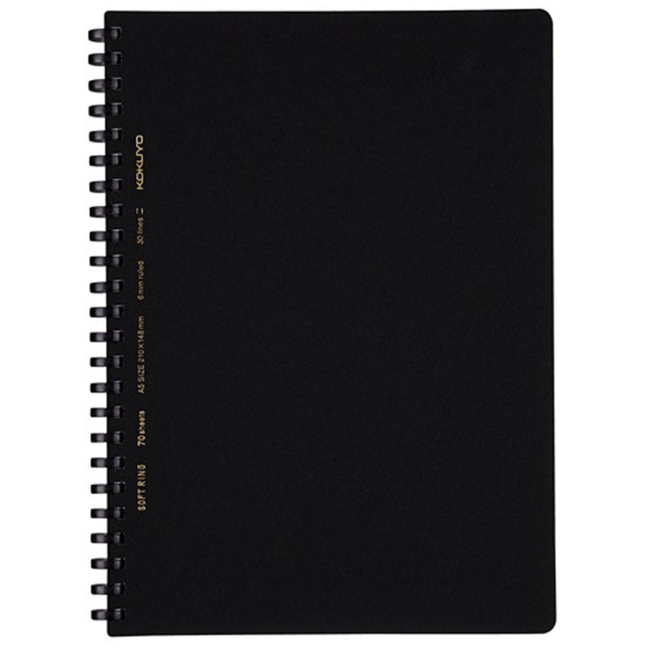 Soft Jelly Ring Notebook - Business Edition with Black Cover