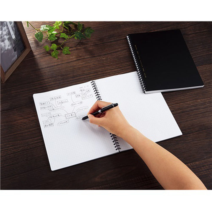 Soft Jelly Ring Notebook - Business Edition with Black Cover