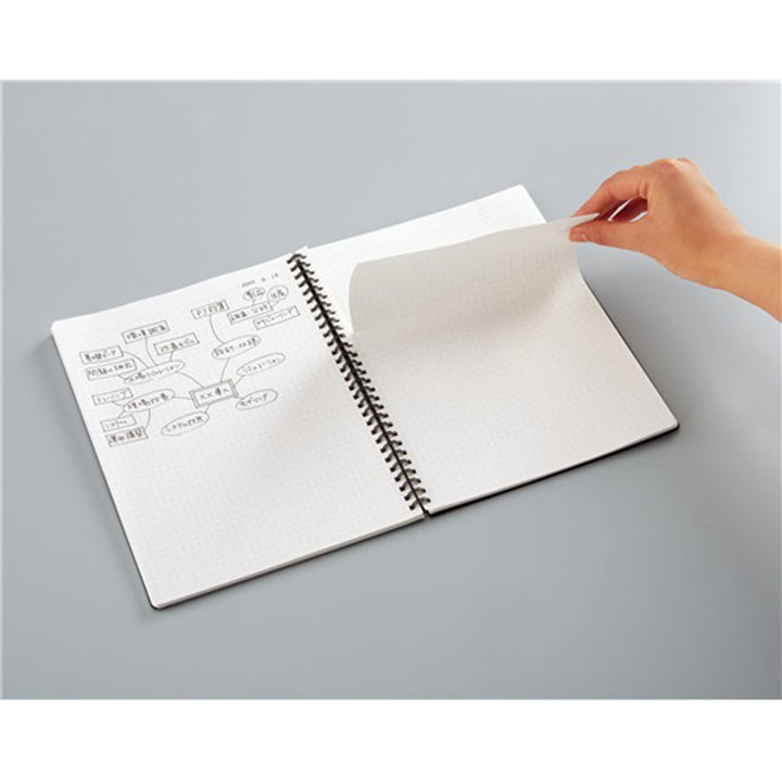 Soft Jelly Ring Notebook - Business Edition with Black Cover