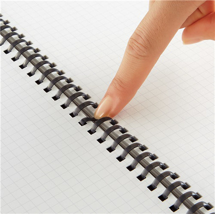 Soft Jelly Ring Notebook - Business Edition with Black Cover