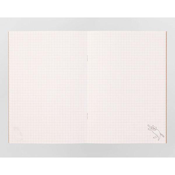 Cats A5 Notebook - Grid - tactile sensibility