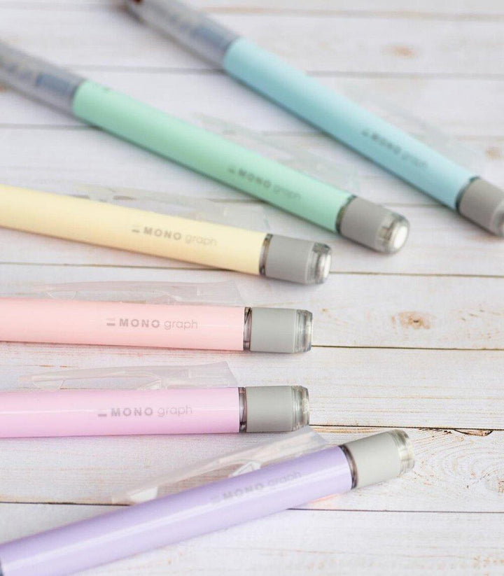 Mono Graph Shaker Mechanical Pencil - Pastel - tactile sensibility