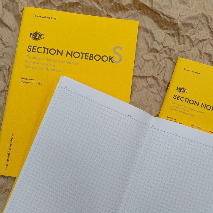 LUDDITE - Notebook - Ruled / Grid / Spreadsheet - tactile sensibility