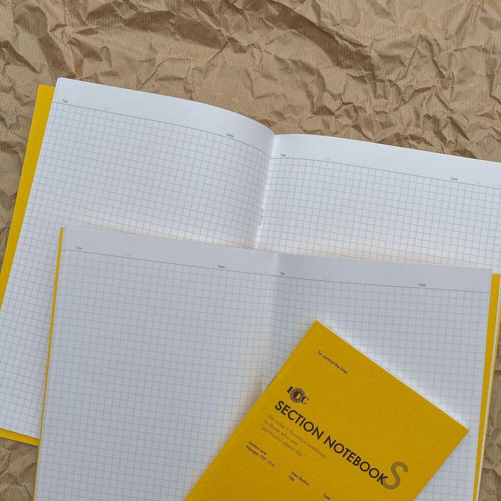 LUDDITE - Notebook - Ruled / Grid / Spreadsheet - tactile sensibility