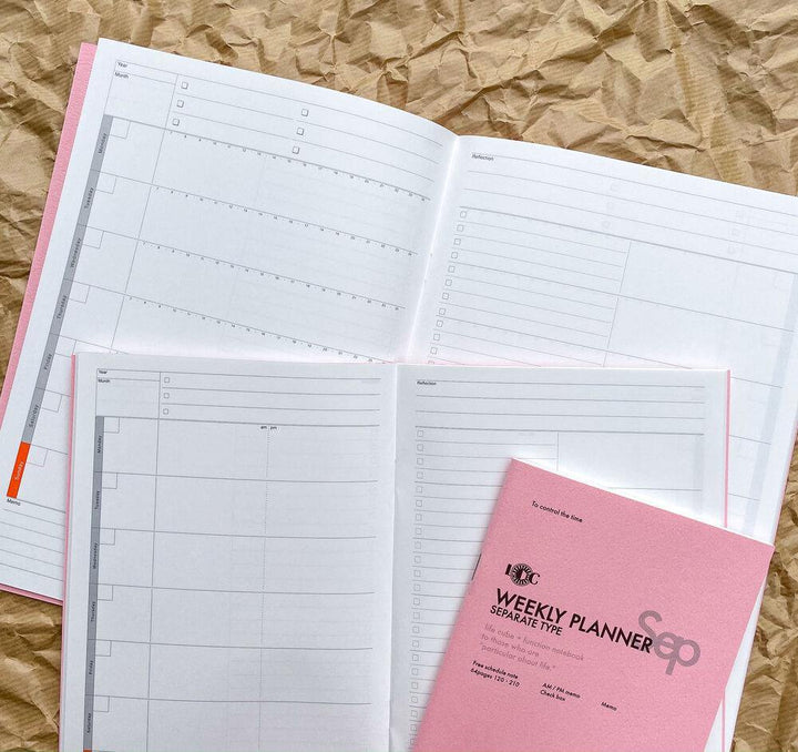LUDDITE - Notebook - Weekly Planner - tactile sensibility