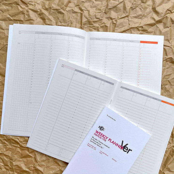 LUDDITE - Notebook - Weekly Planner - tactile sensibility