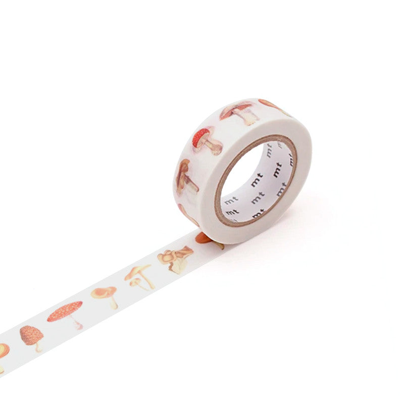 15mm Roll of Tape - Mushrooms