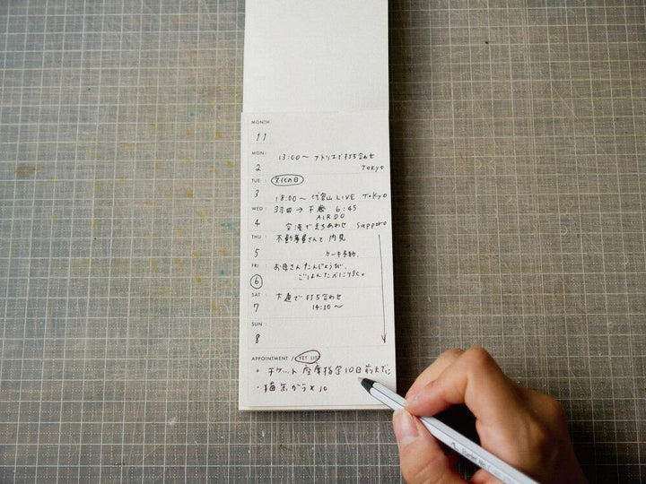 CLASSIKY x Drop Around - Weekly Pad - tactile sensibility
