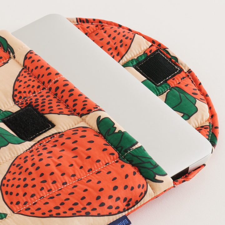 Puffy Laptop Sleeve 13" - Strawberry