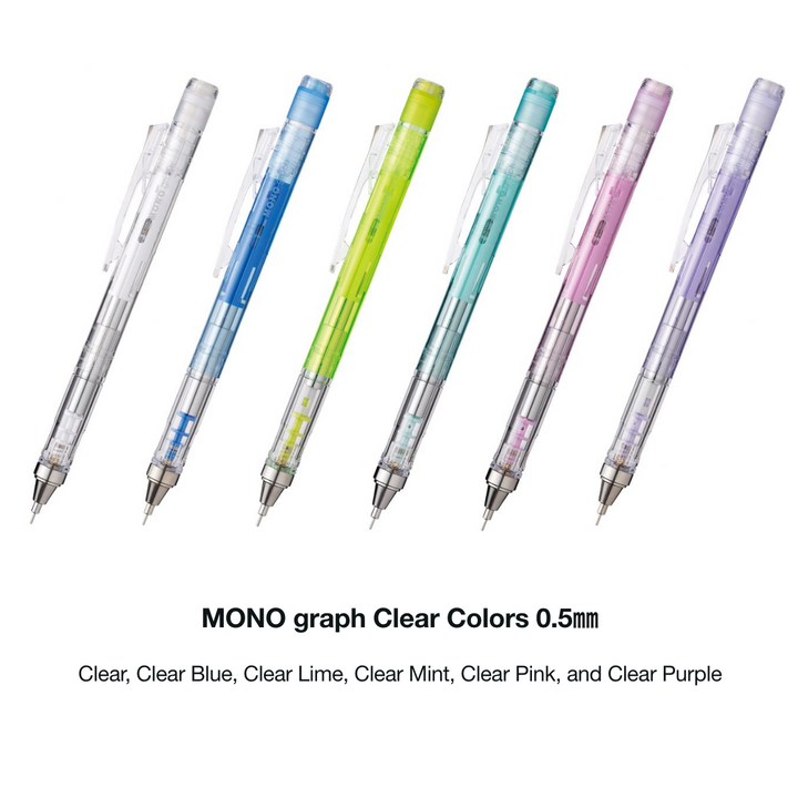 Mono Graph Shaker Mechanical Pencil - Transparent Series