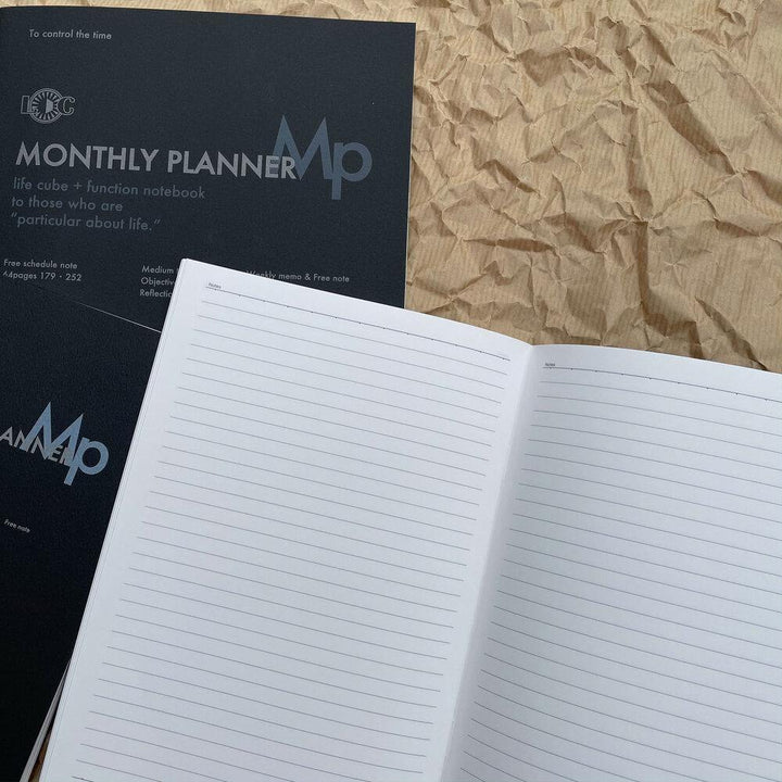 LUDDITE - Monthly Planner Notebook - tactile sensibility
