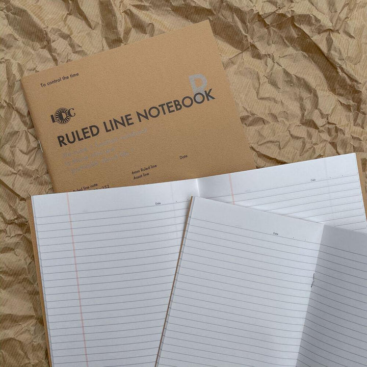 LUDDITE - Notebook - Ruled / Grid / Spreadsheet - tactile sensibility