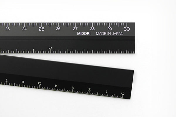 30cm Aluminium Multi Fold Out Ruler - tactile sensibility #colour_black